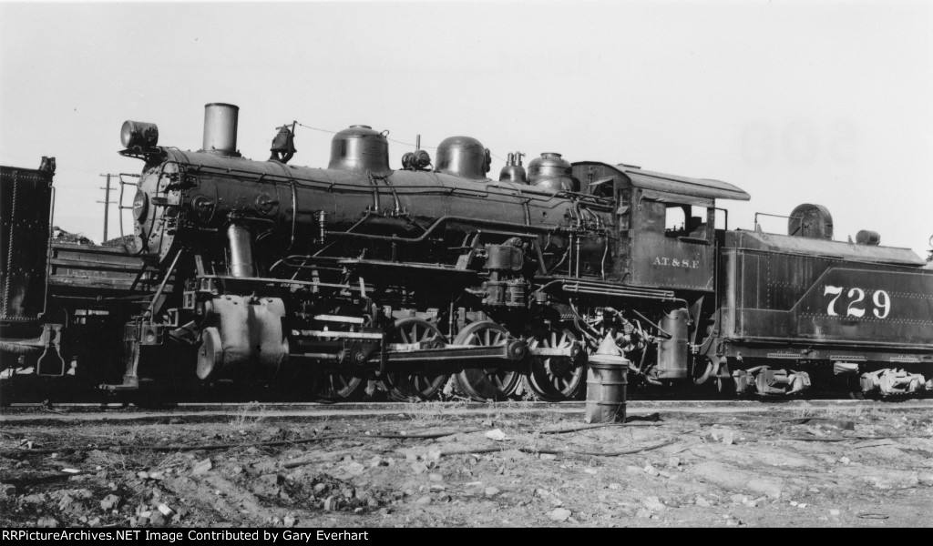 ATSF 0-8-0 #729 - Atchison, Topeka & Santa Fe